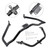 2014-2022 Touring Road Glide Engine Guard Crash Bar Frame Protector Bumper Steel BlackA Generic