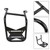 2019-2025 Triumph Scrambler 1200 Saddlebag Mount Bracket Black Right Generic