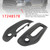 2019-2021 Ram 1500 Pair Fog Light Trim Driving Lamp Frame Black Generic