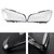 2011-2014 INFINITI QX56/QX80 2Pcs Front Headlight Lens Cover+Glue Clear Generic