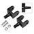 Black Foot Pegs Mounting Bracket fit for Sur Ron Light Bee X/S Segway X160 X260