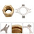 Propeller Nut with Locking Plate fit for Mercury Mercruiser 11-8M0056234