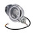 Motorcycle Beam Headlight Fog Lamp Custom Chrome #D62 For Racer Bobber Chopper