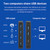 USB3.0 Switcher 2-Input 4-Output Printer Sharing Device Dual Computers Share
