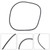 Dryer Door Glass Gasket DC62-00339A Compatible with Samsung