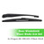 1998-2011 Peugeot 206 Hatchback Rear Windshield Wiper Blade Arm Set Black Generic