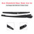 2012-2014 Peugeot 207+ Hatchback Rear Windshield Wiper Blade Arm Set Black Generic