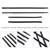 2001-2008 Honda FIT JAZZ 1st gen 4PCS Weatherstrip Rubber Seal Door Belt 72410-SEL-T01 Generic