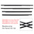 4PCS Door Window Weatherstrip Mould Kit For Patrol Y61 GU