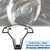 2012-2014 Mercedes-C-CLASS W204 C63 E-CLASS W212 E63 2012-201 Steering Wheel Trim Cover Carbon fiber Black Generic