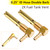 2x 1/4" ID Hose Fuel Tank Vent 1/4"-18NPTF Thread For Both small and large tanks