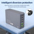 F8A Desktop Charging Station USB 6-Port Fast Charger PD100W Charging Stand Smart Charger UK Plug
