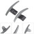 2013-2020 BMW X1-X6 Paddle Shifter Extension Aluminium Grey Generic