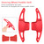 2013-2019 Ford Explorer Steering Wheel Paddle Shifter Extension Aluminium Red Generic