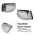 2012-2017 Mini Roadster R59 Left+Right Front Air Duct Frame 51117255117 51117255118 Generic