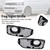 2010-2015 VW Transporter Caravelle T5 T5.1 S-Line Lamp Light Cover Insert Grille Gloss Black Generic