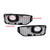 2010-2015 VW Transporter Caravelle T5 T5.1 S-Line Lamp Light Cover Insert Grille Gloss Black Generic