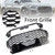 2021-2025 Audi Q5 SQ5 RSQ5 Style Front Honeycomb Mesh Grille Gloss Black Generic