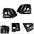 2021-2025 Audi Q5 SQ5 S-Line Front Fog Lamp Grille Black Generic