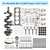 2005-2010 Hyundai Tucson G4KD 2.0L Engine Overhaul Rebuild Kit Crankshaft Rods Timing Kit 23111-2G010 Generic 2005-2010 Hyundai Tucson G4KD 2.0L Engine Overhaul Rebuild Kit Crankshaft Rods Timing Kit 23111-2G010 Generic