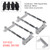 1993-1997 LS LSX LS LS1 Swap Remote Mount Coil Relocation Brackets D580 D510C 551532 Generic