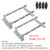 1993-1997 LS LSX LS LS1 Swap Remote Mount Coil Relocation Brackets D580 D510C 551532 Generic