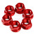 2020-2024 Ducati Streetfighter V2 V4 Rear Sprocket Carrrier Flange Nuts Set M10x1.0 Red Generic