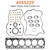 Cummins EPA10 6.7L ISB QSB Engines Upper Engine Head Gasket Set 4955229 Generic