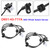 2007-2014 Mazda 2 DE DH Rear Left+Right ABS Wheel Speed Sensor D651-43-71YA Generic