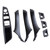 2010-2016 BMW 520 523 525 528 530 535 F10 7Pcs Left & Right Black Interior Door Handle Panel Cover Trim Set 51417261933 Generic