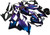 Injection Fairing Kit Bodywork Plastic ABS fit For Kawasaki EX400 Ninja400 2018-2024