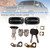 2002-2006 GMC Jimmy Sierra Sonoma Yukon Exterior Door Handle & 2 Door Lock Set & 2 SAME KEYS