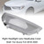 2018-2020 Acura TLX 2.4L 3.5L Right Headlight Lens HeadLamp Cover Shell Clear Generic