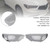 2018-2020 Acura TLX 2.4L 3.5L Left+Right Headlight Lens HeadLamp Cover Shell Clear Generic