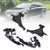 2013-2016 Audi A4 S4 4PCS Front Headlight Mount Support Plate Bracket 8T0941453B,8T0941454B Generic
