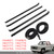 1987-1991 Suburban V1500 R1500 4PCS Car Window Weatherstrip Molding Trim Belt+2 Window Seals Generic