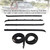 1981-1986 Chevy C10 C20 C30 K10 K20 4PCS Car Window Weatherstrip Molding Trim Belt+2 Window Seals Generic
