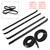1989-1991 Chevy Suburban V1500 V2500 R1500 R2500 4PCS Car Window Weatherstrip Molding Trim Belt+2 Window Seals Generic