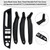 2007-2013 BMW E70 X5 SAV 4pcs Black Inner Door Panel Handle Pull Trim Cover 51416975777 51416969401 51416969402*2 Generic