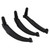 2008-2014 BMW E71/E72 X6 SAV 3pcs Black Inner Door Panel Handle Pull Trim Cover 51416969401+51416969402*2 Generic