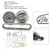 2015-2017 Quest 3.5l CVT Transmission Master Rebuild Kit W/Chain Belt 27 Teeth RE0F10E JF017E Generic