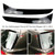 2011-2015 Volkswagen Passat B7 Variant Wagon Pair Rear Window Side Wing Spoiler Gloss Black Generic