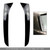 2011-2015 Volkswagen Passat B7 Variant Wagon Pair Rear Window Side Wing Spoiler Gloss Black Generic