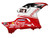 Fairings Ducati 1098 1198 848 Red & White Xerox No.21 Racing (2007-2011)