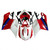 2007-2011 Ducati 1098 1198 848 Amotopart Fairings White & Red Xerox Racing Customs Fairing