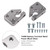 74098 Battery Terminal Multi Power Block Silver