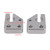 74098 Battery Terminal Multi Power Block Silver
