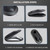 Benz GLC GLK CLS GLA CLA AMG Alloy + TPU Car Key Black Case Cover Generic