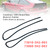 1988-1991 HONDA CR-X CRX EF8 2PCS Window Glass Molding RH & LH 73810-SH2-003 Generic