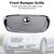 2008-2011 Jaguar XF XF-R Style Front Bumper Grille Chrome Generic